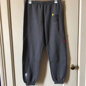 “I Am Love” sweatpants